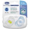 Chicco Succhietti Air Azzurro Silicone 2-6 Mesi 2 Pezzi