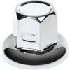 Lampa 97668 American, Set 10 copribulloni per Camion Testa Piatta in Acciaio Inox - Ø 33 mm - Cromo