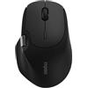 Rapoo I Mouse Wireless MT560 Multi-Mode (Mouse Computer Silenzioso, 3200 dpi, Batteria Ricaricabile, Ergonomico) Nero