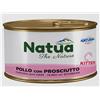 Natua in Jelly per Kitten da 85 gr Gusto Pollo con Prosciutto