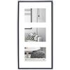 walther design Cornice Nera 3X 10x15 cm Galleria con passe-partout, Galeria Cornice in plastica KB315S