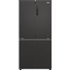 HAIER HCR3818ENPT FRIGO E 4PORTE NF 467LT BLACK INOX INV. H181 L83 P65