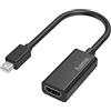 Hama Adattatore da Mini DisplayPort a HDMI (qualità Ultra-HD 4K, Mini Porta Display Maschio a HDMI Femmina, Ideale per MacBook Air/MacBook PRO/Mac Mini Full HD, Garanzia 10 Anni) Nero