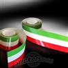2 PEZZI Adesivo fascia striscia TRICOLORE cm 120 x 15 ITALIA bandiera italiana