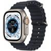 Apple Watch Ultra GPS + Cellular, 49mm Cassa in titanio con Mezzanotte Ocean Band - MQFK3TY/A
