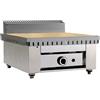 D.L. SERVICE Cuocipiadina a gas 4 piadine, da banco con Piano in Pietra Refrattaria - cm 65 x 73 x 44 h