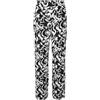 VERO MODA Vmeasy Joy HW Wide Pants Wvn Ga Pantaloni in Tessuto, Bianco Neve/AOP: Nero Grafico, L Donna