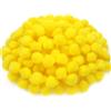 TOAOB THE ONE AND ONLY BABY TOAOB 300 Pezzi Pom Poms per Lavoretti Giallo 2.5cm Mini Pompon Piccoli Pon Pon per Decorazione Festiva Artigianato Creativi Fai Da Te Cucito
