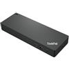 Lenovo ThinkPad Thunderbolt 4 WorkStation Cablato Nero, Rosso