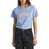 Pepe Jeans Cat, Maglietta Donna, Blu (Steel Blue),S