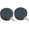 Fllyvly Diffusore di Ossigeno per Acquario, 2 PCS, Pietre d'Aria Rotonde da 4 cm di Bolle di Pietra di Ossigeno, Disc Bubble Diffusore, Pietra Porosa per Acquari, Laghetti e Sistemi Idroponici