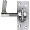 Alberts 361471 Cardine da avvitare, regolabile di 20 mm, acciaio inox, entrata Ø13 mm, piastra 100 x 40 mm