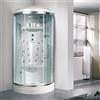 Kiamami Valentina Cabina Box Doccia semicircolare 90 cm con idromassaggio | Iride