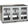 Frigo Bibite Sotto Banco Statico 3 Ante - Cold Bar 300 Inox - Temperatura -2°c/+10°c - Dim. Cm. L135xp52,6xh83,5