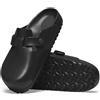 Birkenstock Ciabatta Boston Eva Black Narrow Fit