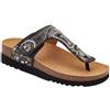 Scholl CALZATURA LISBOA FLIP-FLOP MICROFIBRE+BEADS W BLACK 37