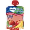 Mellin Pouch Mela Fragola Banana Merenda A Base Di Frutta 100% 90g