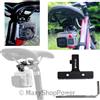 PULUZ SUPPORTO PU181B DA SOTTO SELLINO BICI-MOTO ALLUMINIO BLACK PER GOPRO NYLOX TREVI AKASO APEXCAM COOAU WOLFANG EZVIZ
