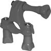 MAXY SUPPORTO DCA310 DA MANUBRIO BICI - MOTO GREY PER GOPRO NYLOX TREVI AKASO APEXCAM COOAU WOLFANG EZVIZ