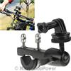 MAXY SUPPORTO METAL DA BICI - MOTO HANDLEBAR BLACK PER GOPRO NYLOX TREVI AKASO APEXCAM COOAU WOLFANG EZVIZ