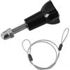 MAXY VITE BULLONE ST-150 CON CAVO DI SICUREZZA IN ACCIAIO SILVER PER GOPRO NYLOX TREVI AKASO APEXCAM COOAU WOLFANG EZVIZ