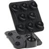 MAXY SUPPORTO AUTO UNIVERSALE STAND A VENTOSA DA PARABREZZA CRUSCOTTO DEGREE-360 BLACK PER SMARTPHONE
