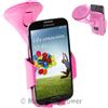 MAXY SUPPORTO AUTO UNIVERSALE STAND A VENTOSA DA PARABREZZA K300 PINK PER CELLULARI E SMARTPHONE