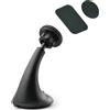 MAXY SUPPORTO MAGNET AUTO UNIVERSALE A VENTOSA MAGNETICO BLACK PER CELLULARI E SMARTPHONE