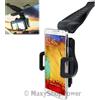 MAXY SUPPORTO VISOR-HOLDER AUTO UNIVERSALE CON CLIP DA ALETTA PARASOLE BLACK PER SMARTPHONE