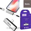 HOCO ADATTATORE ORIGINALE LS25 ADATTATORE AUDIO DA LIGTHNING DOPPIATORE JACK + LIGTHNING METAL PER IPHONE
