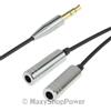 MAXY ADATTATORE SDOPPIATORE JACK 3,5MM 2 CANALI UNIVERSALE SILVER PER SMARTPHONE