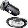 SONY ERICSSON CARICABATTERIE ORIGINALE DA AUTO PER ACCENDISIGARI AN400 5W + CAVO TYPE C BLACK BULK