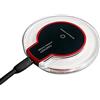 MAXY CARICABATTERIE ENTERPRISE LED RED CASA CIRCOLARE WIRELESS CHARGER QI UNIVERSALE