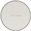 MAXY CARICABATTERIE PER CASA UFFICIO CIRCOLARE WIRELESS FAST CHARGER QI FC01 2A 10W WHITE PER SMARTPHONE