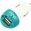 WIKO CARICABATTERIE ORIGINALE DA AUTO PER ACCENDISIGARI DUAL USB WCC 10W WHITE PER SMARTPHONE