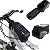 ROSWHEEL CUSTODIA SUPPORTO DA BICI UNIVERSALE ROSBIKE 5,5 BLACK - RED PER SMARTPHONE