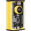 TACTICAL POWER BANK RAPIDO C4 EXPLOSIVE 9600 MAH USB USB-C YELLOW CON INDICATORE DI CARICA SMARTPHONE