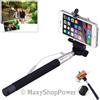 MAXY ASTA Z07-IS SUPPORTO ALLUNGABILE PER SELFIE CON JACK BLACK PER CELLULARI ANDROID IPHONE