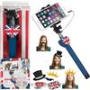 KITVISION ASTA SUPPORTO KVSSUJHBL SELFIE REGNO UNITO LONDON PER CELLULARI ANDROID IPHONE BLU