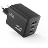 BLUE STAR CARICABATTERIE DA CASA ORIGINALE VT-43 1X USB PIU 2X USB-C FINO A 65W BLACK PER SMARTPHONE