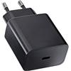 BLUE STAR CARICABATTERIE DA PARETE PER CASA RAPIDO USB-C 20W BLACK PER SMARTPHONE TABLET