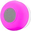 MAXY VIVAVOCE WATERPROOF SPEAKER CASSA BLUETOOTH UNIVERSALE BTS-06 PINK PER IOS IPHONE ANDROID