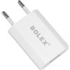 MAXY BOLEX CARICABATTERIE PER CASA 100317 5W USB WHITE BULK PER SMARTWATCH E SMARTPHONE