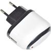 MAXY CARICABATTERIE PARETE CASA ADAPTER 1A WHT BLK 5W WHITE BULK