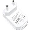 MAXY CARICABATTERIE PER CASA MAINUSB 5W USB WHITE BULK PER SMARTWATCH E SMARTPHONE