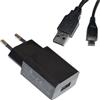 DORO CARICABATTERIE ORIGINALE DA PARETE PER CASA HKC0055010-3A 5W + CAVO MICROUSB BLACK BULK