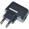 DORO CARICABATTERIE ORIGINALE DA PARETE PER CASA USB A31-500550 5W BLACK BULK PER CELLULARI