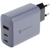 FORCELL CARICABATTERIE DA CASA ORIGINALE GAN 65WPD 1X USB-A 2X USB-C FINO A 65W GREY SMARTPHONE