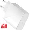 FORCELL CARICABATTERIE FASTER CHARGING ORIGINALE DA CASE USB-CPD45W 45W WHITE PER SMARTPHONE TABLET