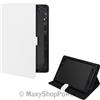 MAXY GOTAPE BOOK STAND CUSTODIA UNIVERSALE TABLET 10.1 WHITE